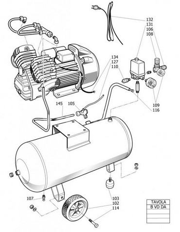 DRAINING VALVE FUBAG AUTO MASTER KIT 9053063
