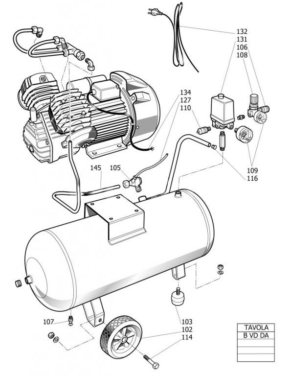 DRAINING VALVE FUBAG AUTO MASTER KIT 9053063
