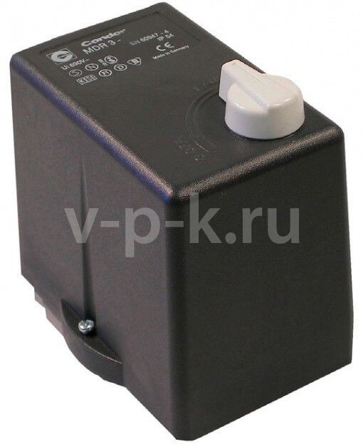 R 4996111063 Прессостат Condor MDR3/11 3х1/4"F+1х3/8"F, 10А, 380В (аналог 7250490000,4996111073) для 100w80