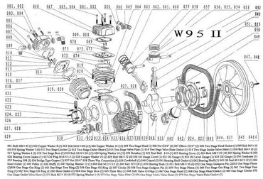 R 013W95II Плита клапанная ВД W95II для w95-16 (16 бар)